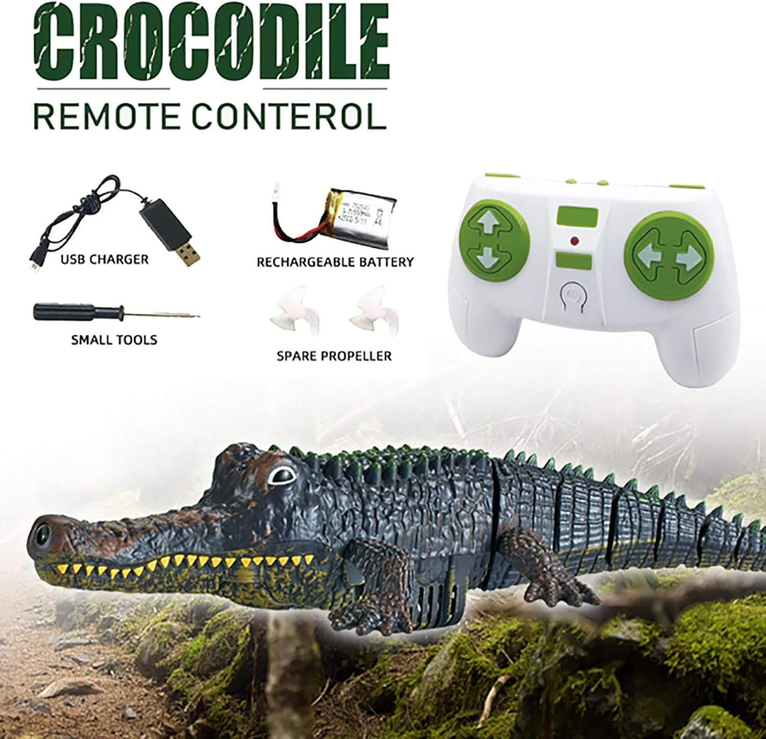 Tiburón/Cocodrilo a control remoto