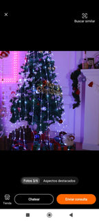 PISCA CORTINA PUNTA DE ESTRELLA 2M.