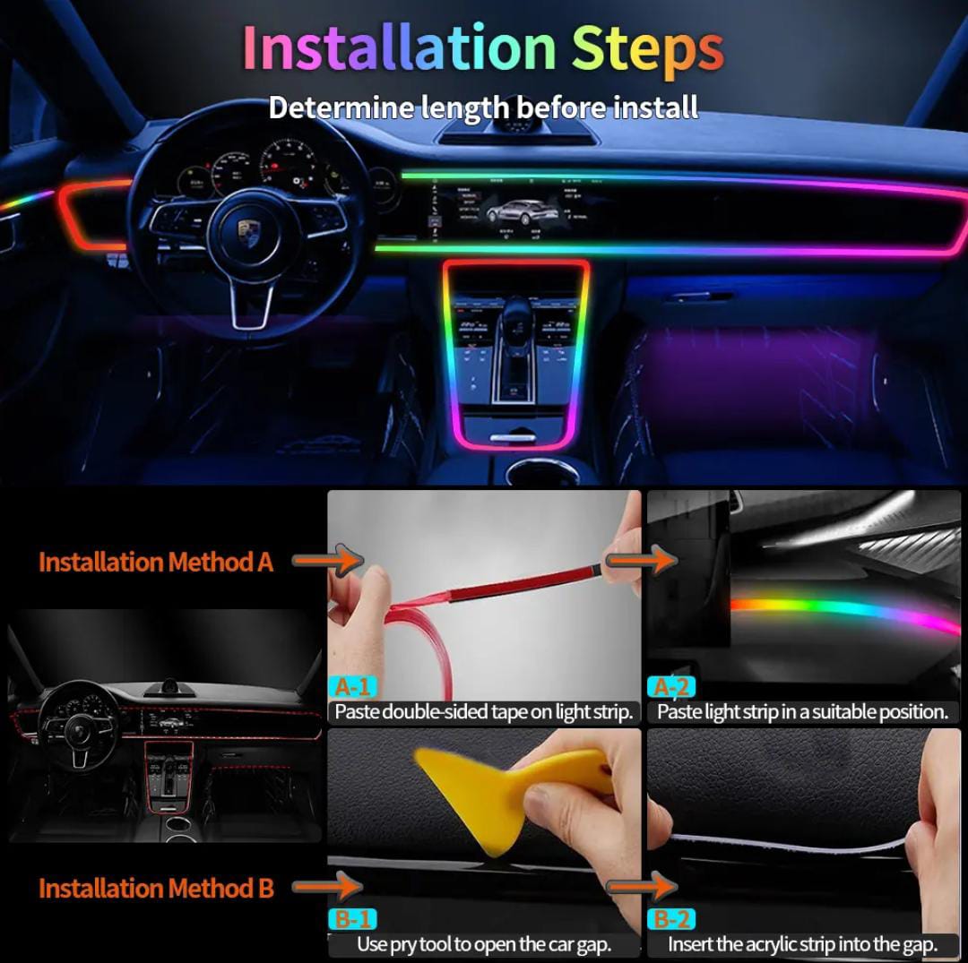 TIRA LED PARA HABITACULO DE AUTO