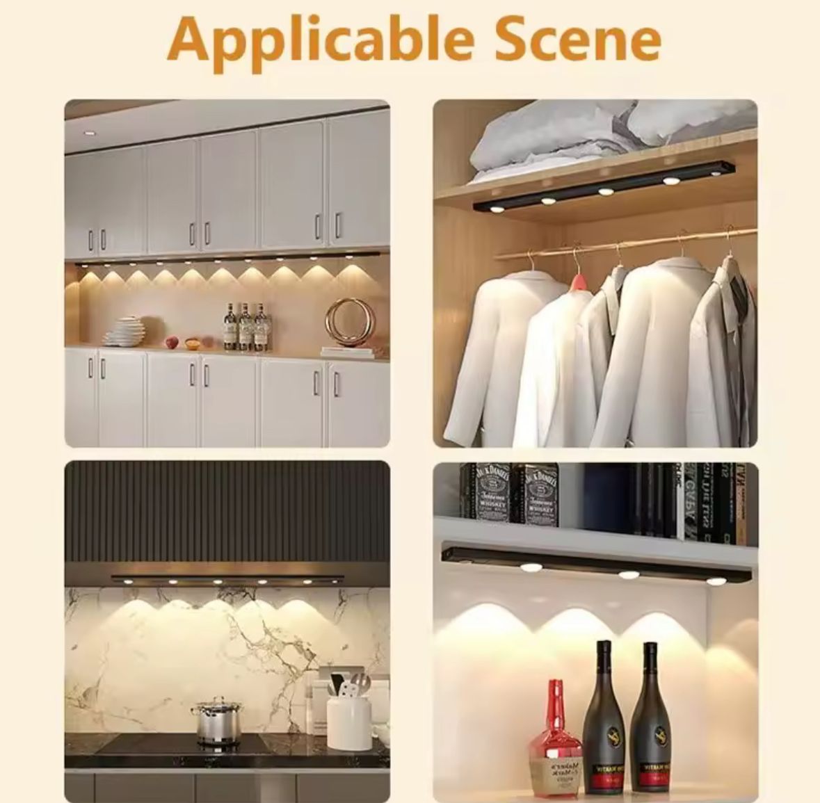 LUZ LED C/SENSOR DE MOV.P/COCINA DE 40CM