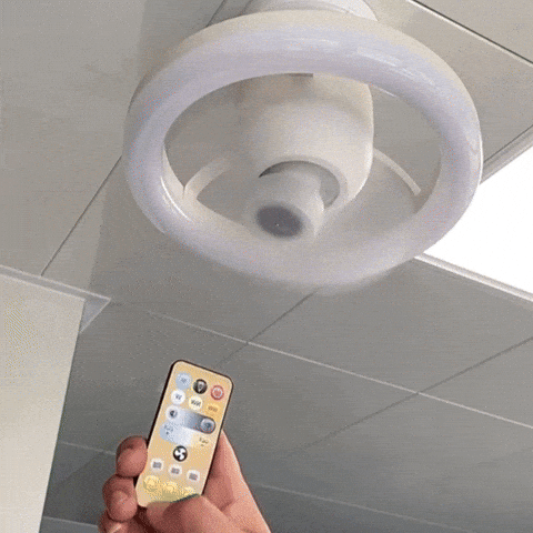 Foco Con Ventilador Con Luces