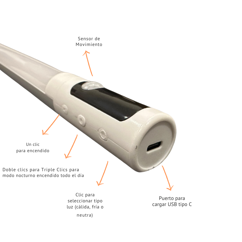 Luz led  para alacenas y detector de mov