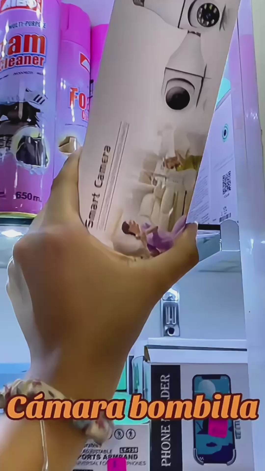 CAMARA INALAMBRICA  C/WIFI BOMBILLA HD